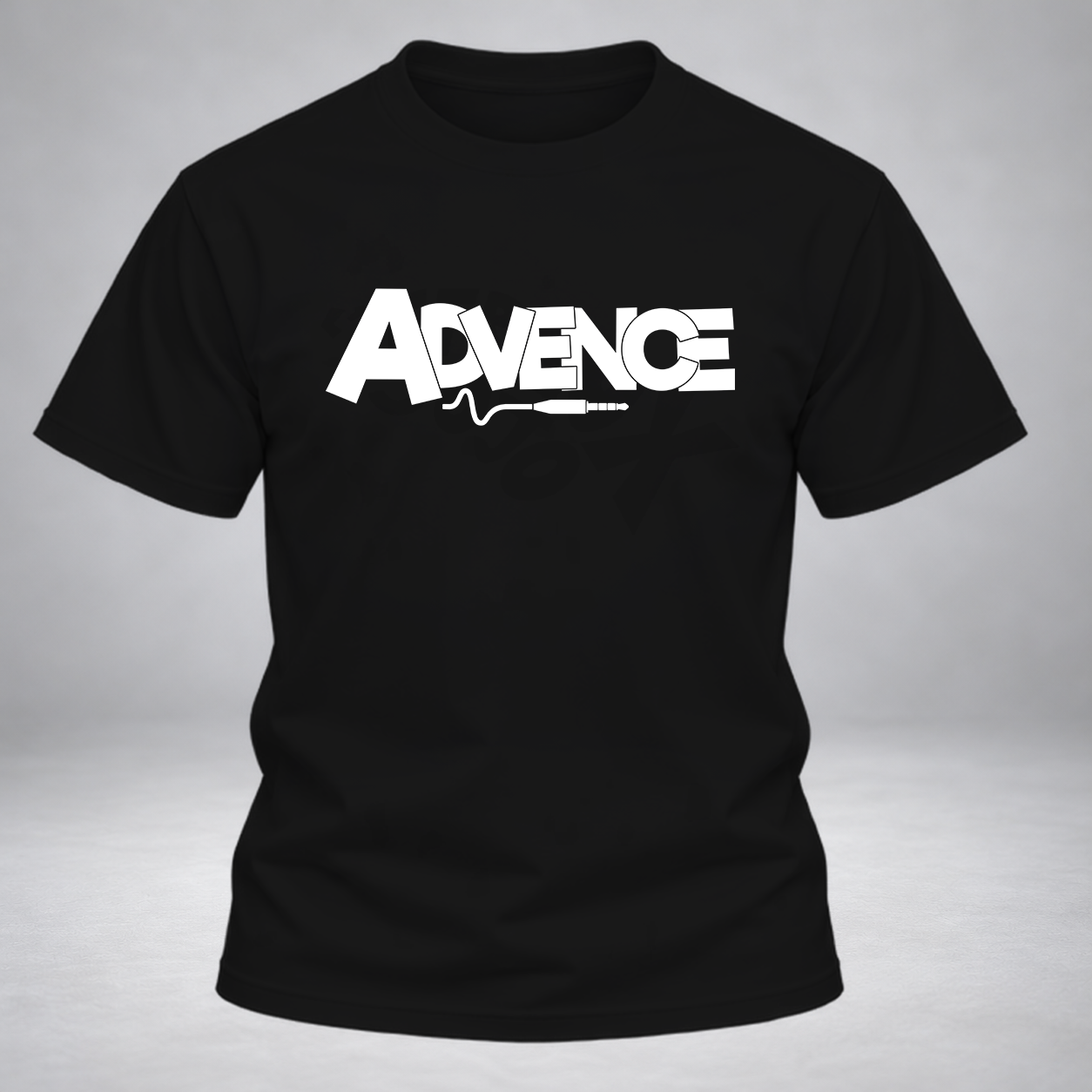 T-shirt Advence — Classique blanc — Noir