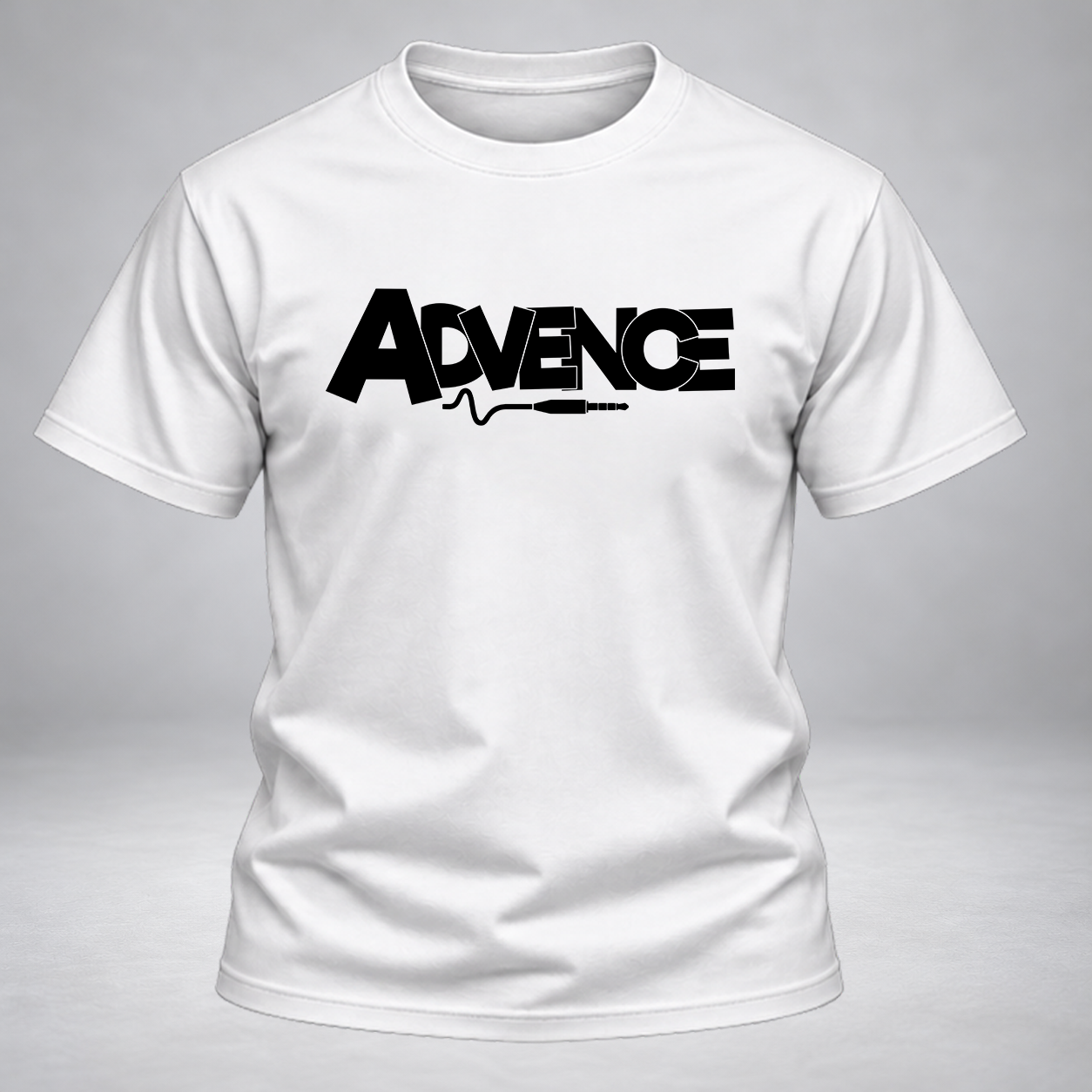 T-shirt Advence — Classique noir — Blanc